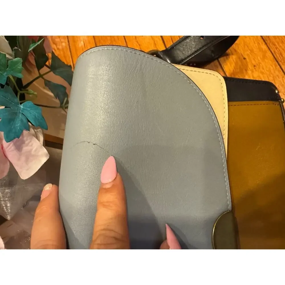 Coach 76044 Dreamer Shoulder Bag In Colorblock (150